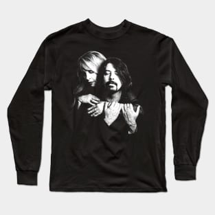 Retro Stevie Nicks with Dave  Grohl Long Sleeve T-Shirt